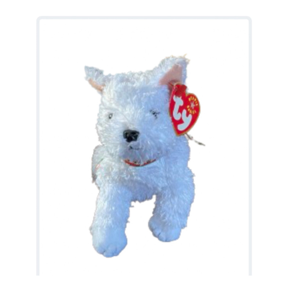 Ty Other - Ty Beanie Baby Kirby White Plush Stuffed Animal